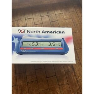 DGT North American Professional Digital Chess Clock Blue Game Timer D0411000833